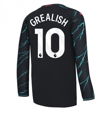 Maillot de foot Manchester City Jack Grealish #10 Troisième 2023-24 Manche Longue